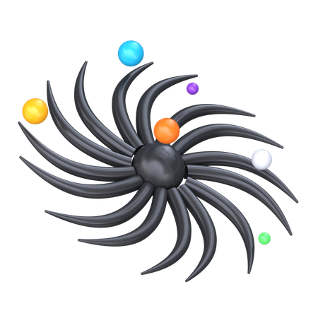 Black Hole  3D Icon