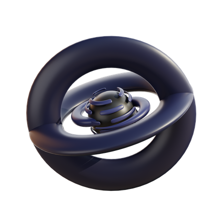 Black Hole  3D Icon