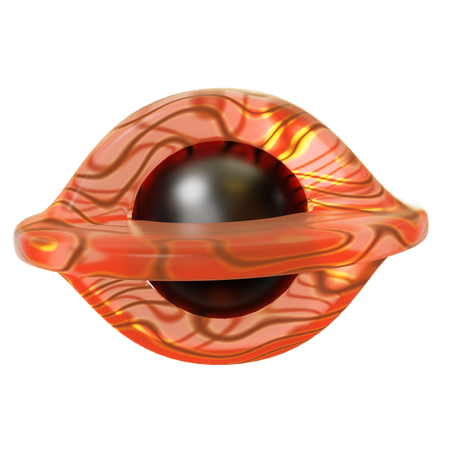 Black Hole  3D Icon