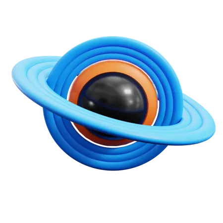 Black Hole  3D Icon