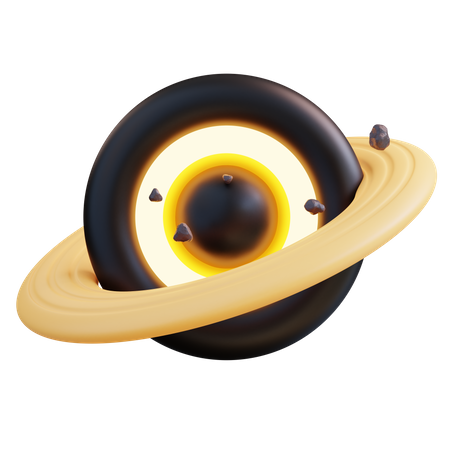 Black Hole  3D Icon