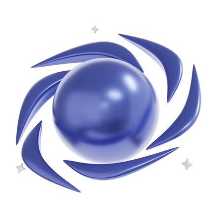 Black Hole  3D Icon