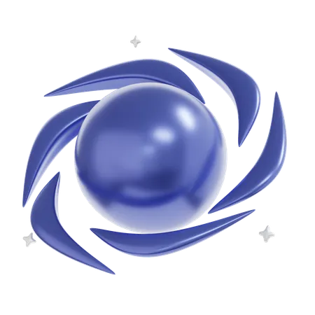 Black Hole  3D Icon