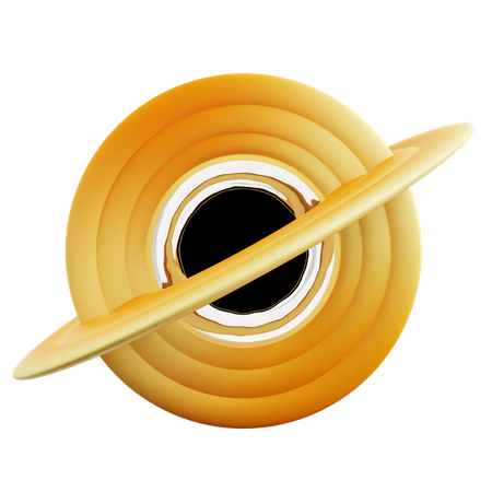 Black Hole  3D Icon