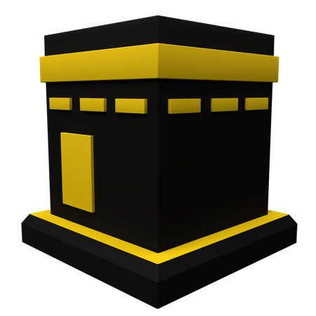 Schwarze Kaaba  3D Icon