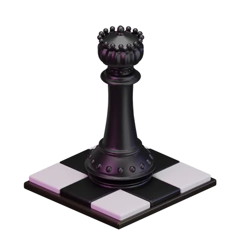 Black King 3D Icon
