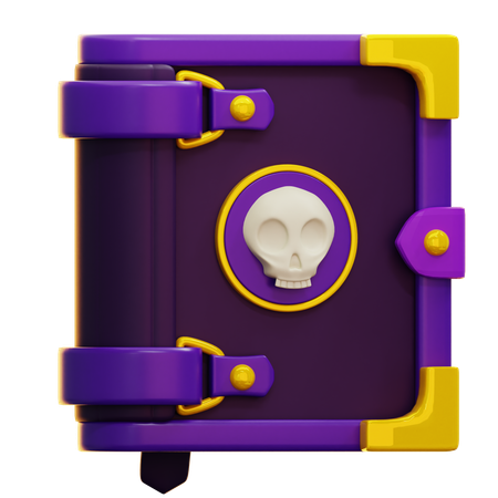 Black Magic Book  3D Icon