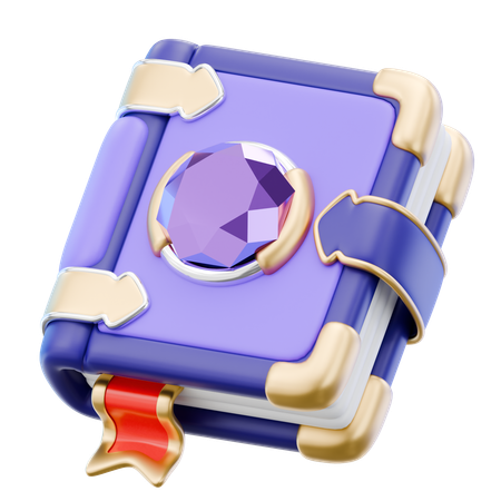 Black Magic Book  3D Icon