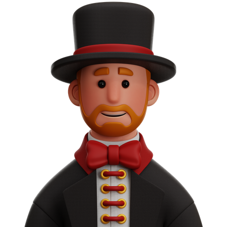 BLACK MAGICIAN  3D Icon