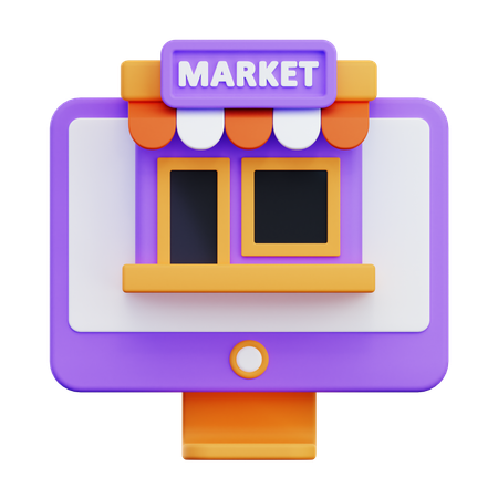 Black Market  3D Icon