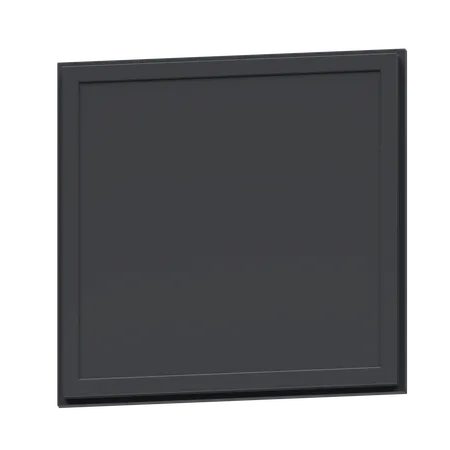 Black Panel  3D Icon