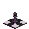 design assets of black pawn