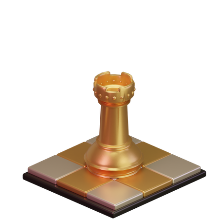Black Rook  3D Icon