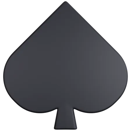 Black Spades  3D Icon