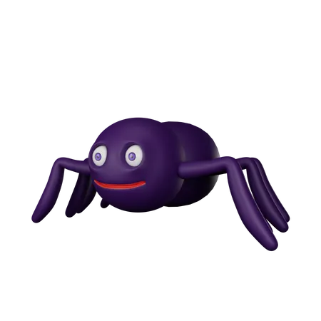 Black Spider 3D Icon