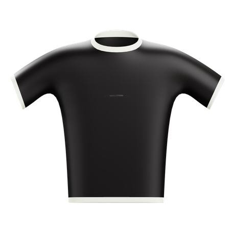 Black T Shirt Mockup  3D Icon