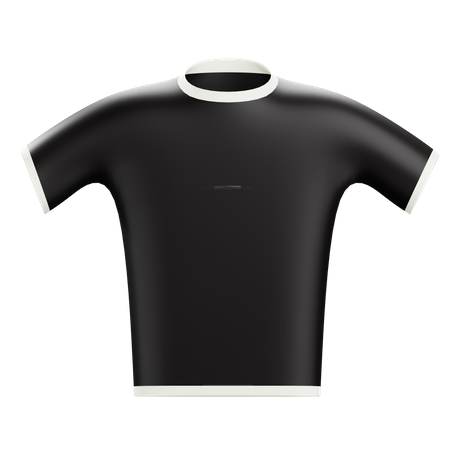 Black T Shirt Mockup  3D Icon