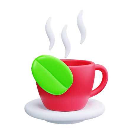 Black Tea  3D Icon