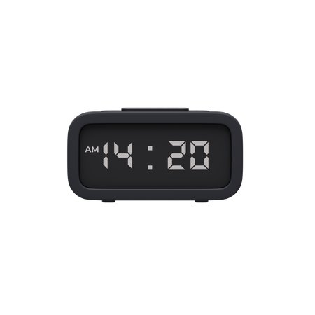 Black Timer  3D Icon