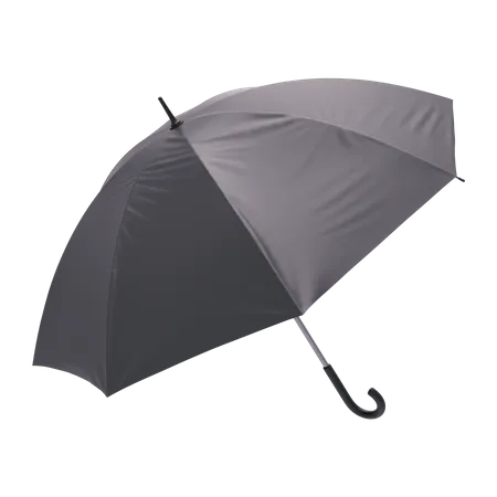 Black Umbrella 3D Illustration