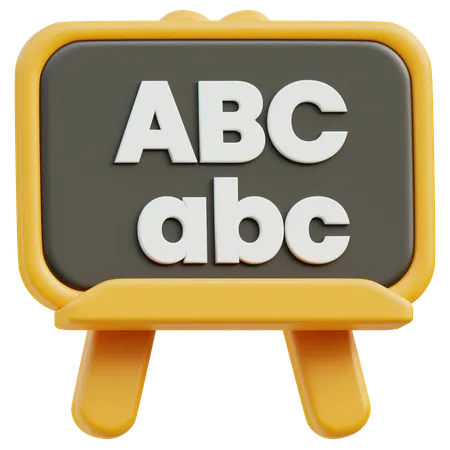 Blackboard  3D Icon