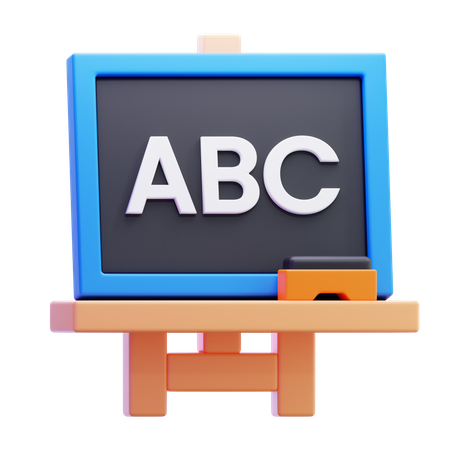 Blackboard  3D Icon