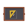 3d blackboard emoji