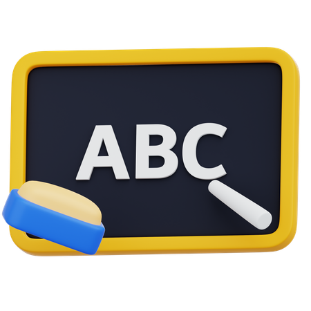 Blackboard  3D Icon