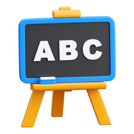 Blackboard  3D Icon