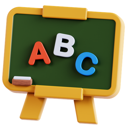 Blackboard  3D Icon