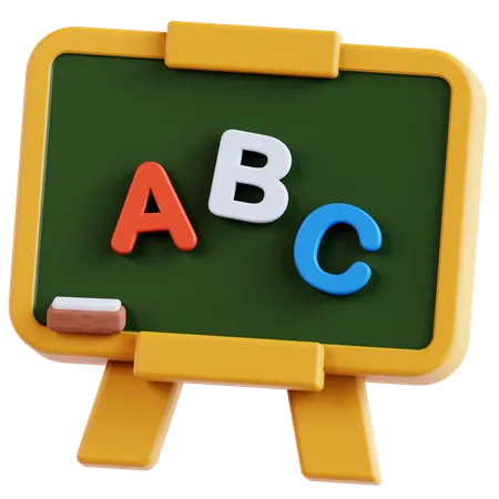 Blackboard  3D Icon