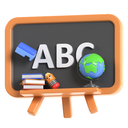 Blackboard  3D Icon