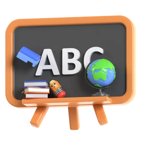 Blackboard  3D Icon