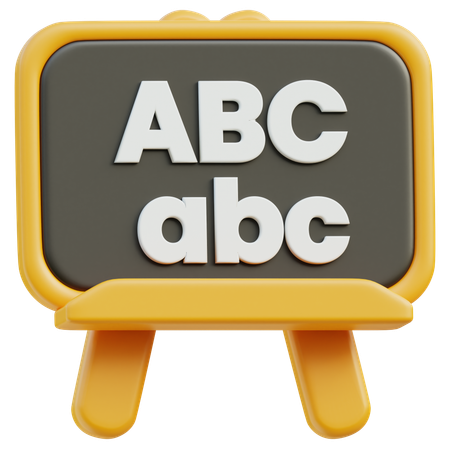 Blackboard  3D Icon