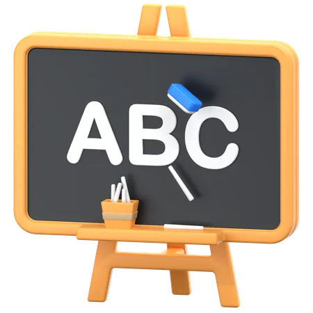 Blackboard  3D Icon