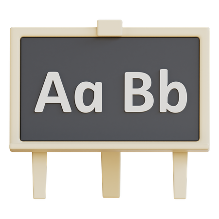 Blackboard  3D Icon