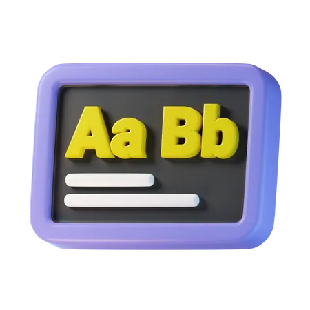 Blackboard  3D Icon