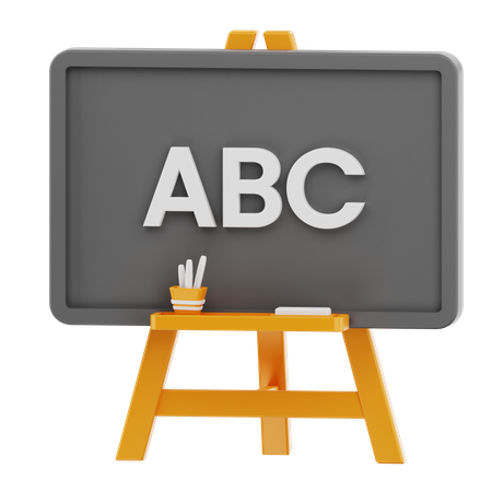 Blackboard  3D Icon