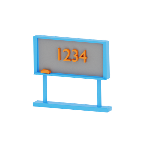 Blackboard  3D Icon