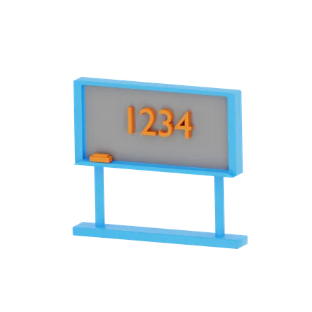 Blackboard  3D Icon