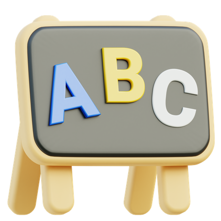 Blackboard  3D Icon