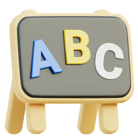 Blackboard  3D Icon