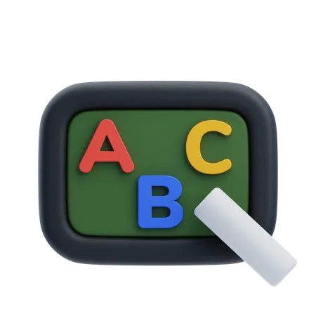 Blackboard  3D Icon