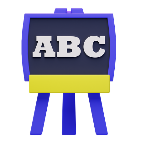 Blackboard  3D Icon