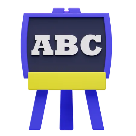 Blackboard  3D Icon