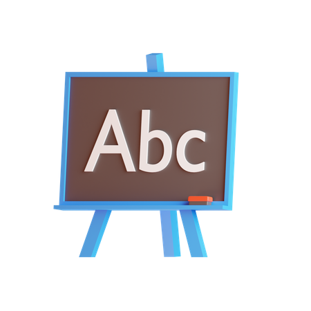 Blackboard  3D Icon