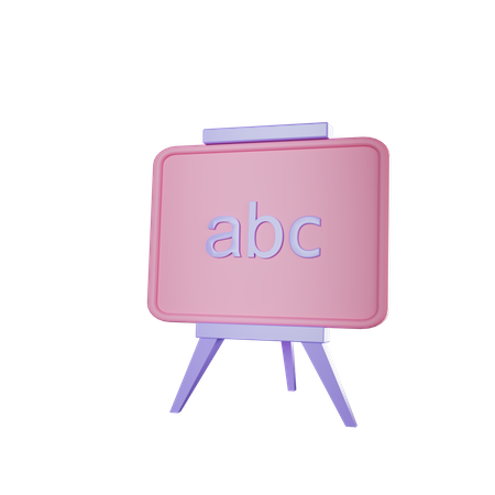 Blackboard  3D Icon