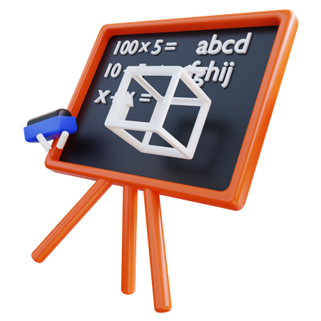 Blackboard  3D Icon