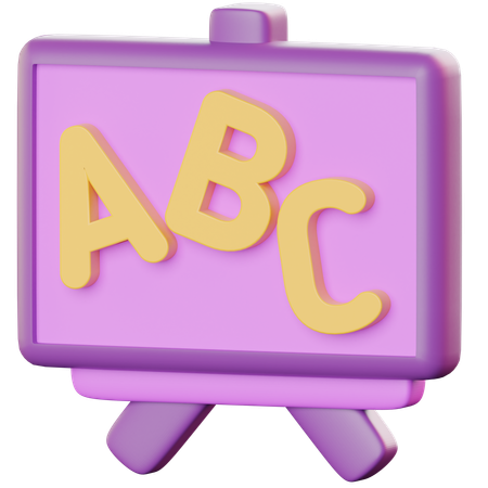 Blackboard  3D Icon