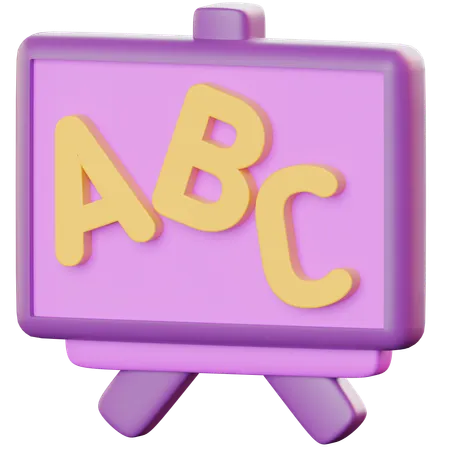 Blackboard  3D Icon